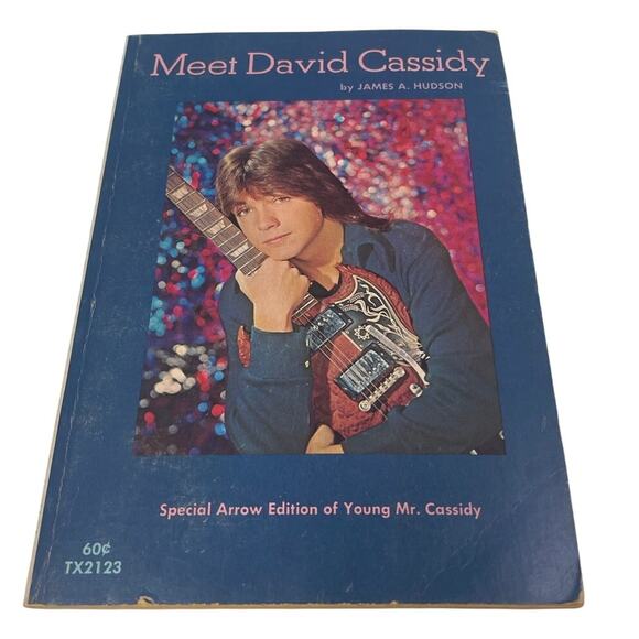 Vintage 1972 Meet David Cassidy by James Hudson Special Arrow Paperback Book - Picture 1 of 3